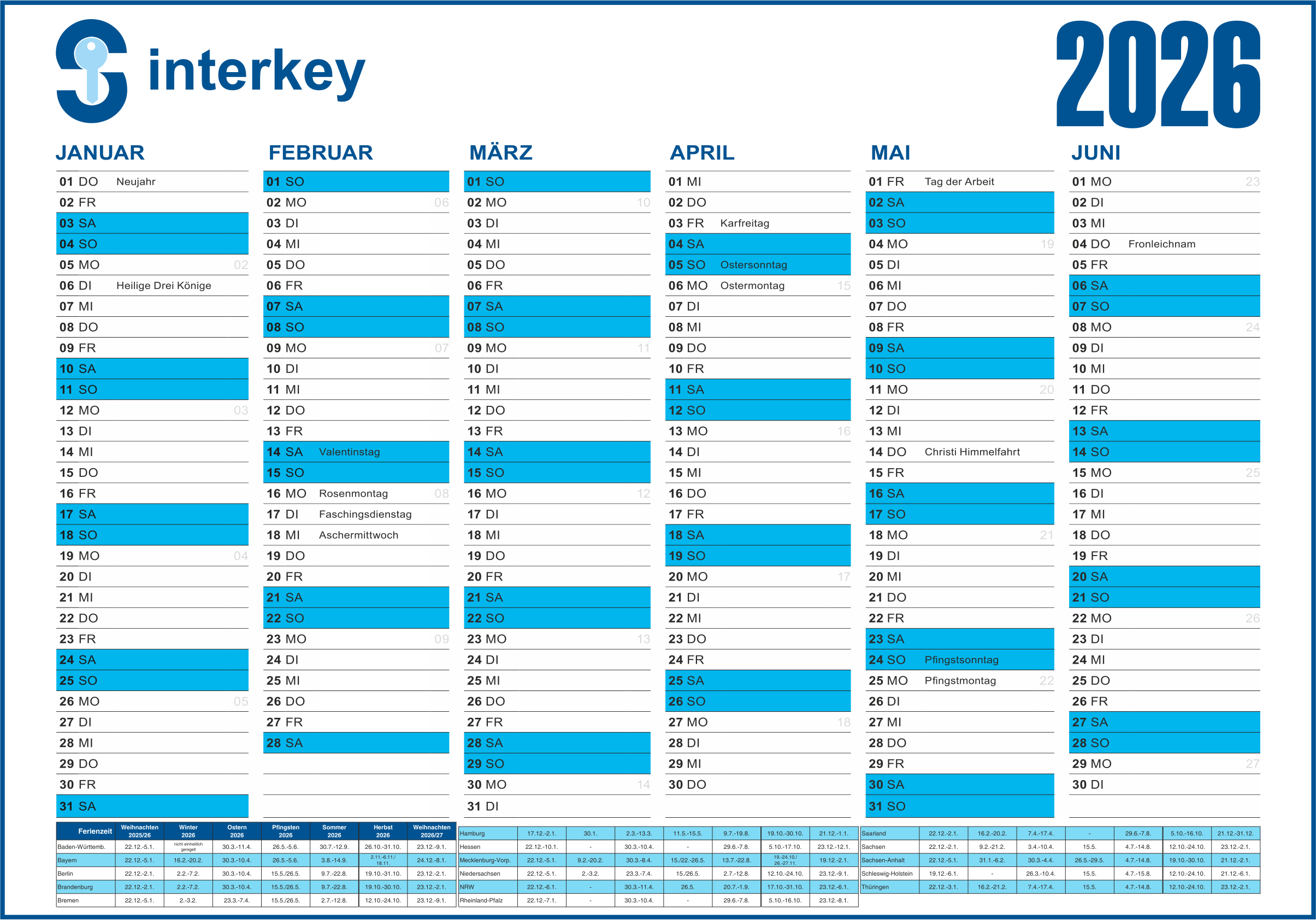 Tafelkalender