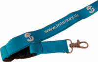 interkey Schlüsselband Farbe blau