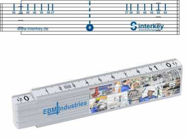 1 Meter Kunststoff-Zollstock