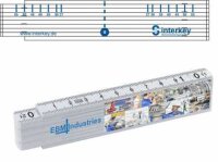 1 Meter Kunststoff-Zollstock