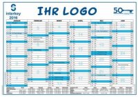 interkey Tafelkalender Format ca. 21 x 15 cm