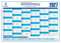 interkey Tafelkalender Format ca. 21 x 15 cm